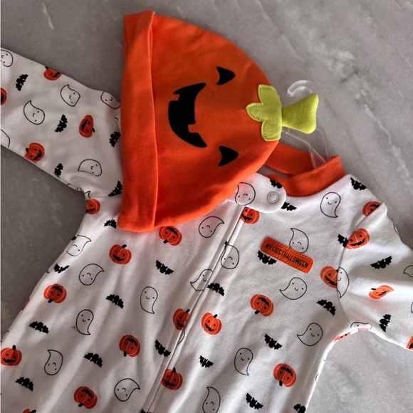 Halloween baby Romper with beanie - Picture 7 of 8